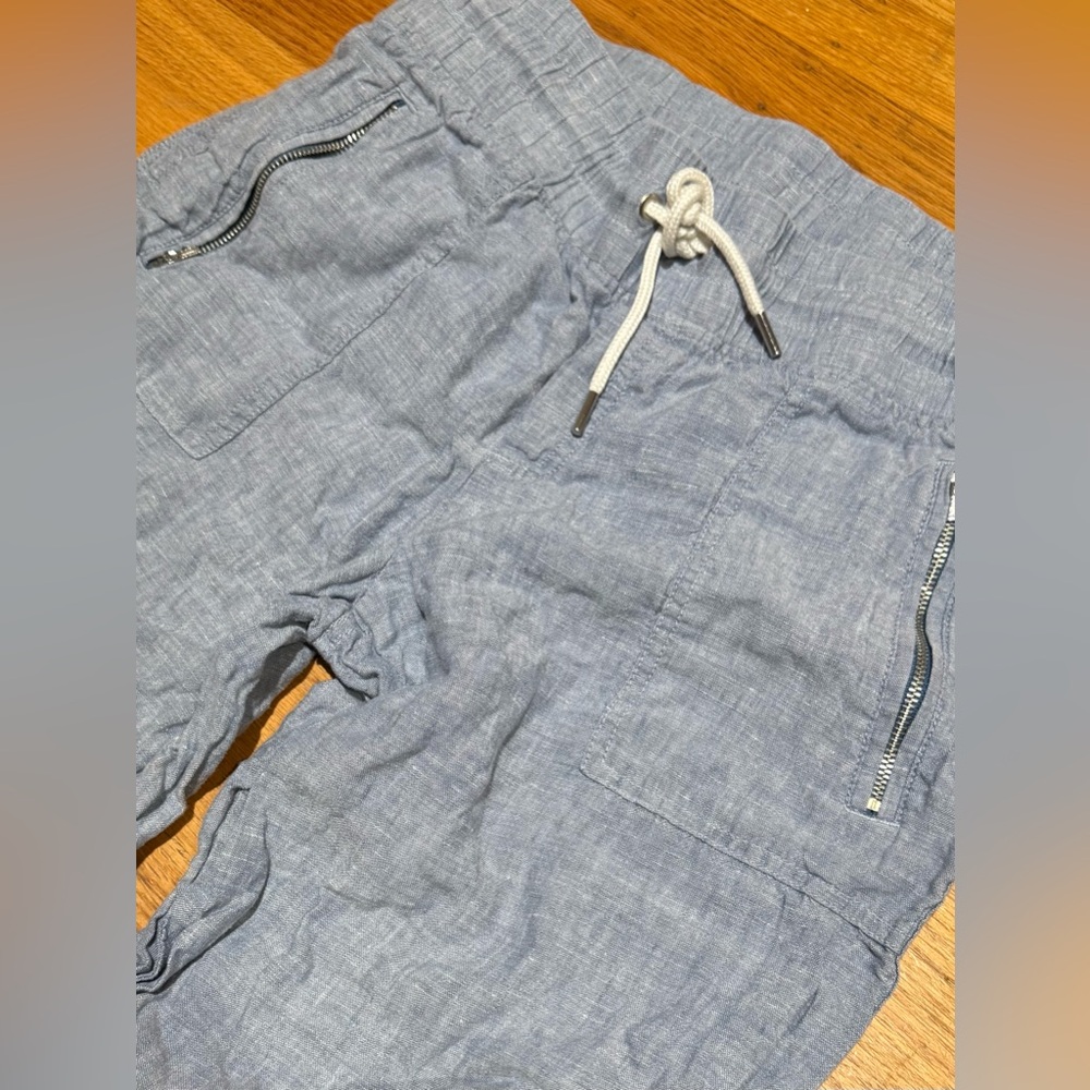 Athleta Cabo Linen Wide Leg Pants | Size 12P